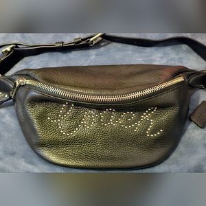 Coach leather belt bag